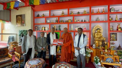 IIM Jammu inks a pact with Mahabodhi International Meditation Centre (MIMC), Leh, Ladakh for training and research cooperation